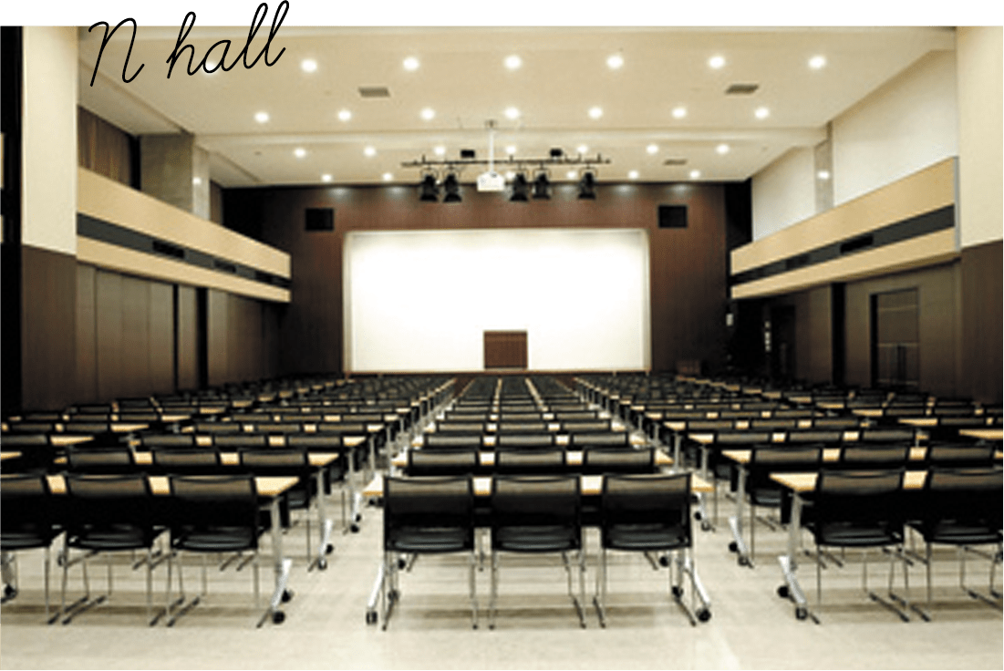 200人収容できるイベントホール