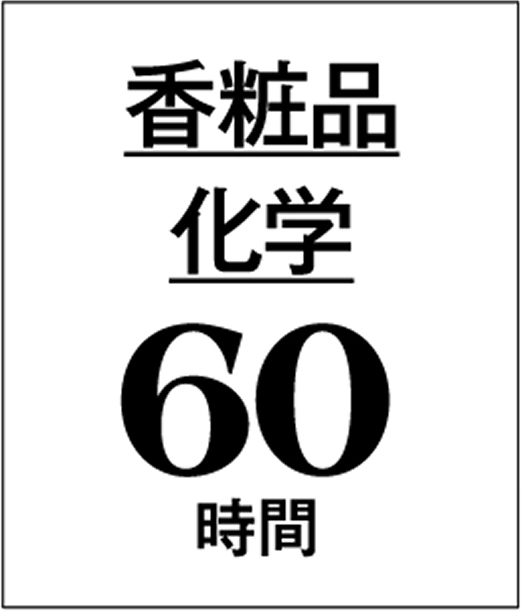 香粧品化学 60時間