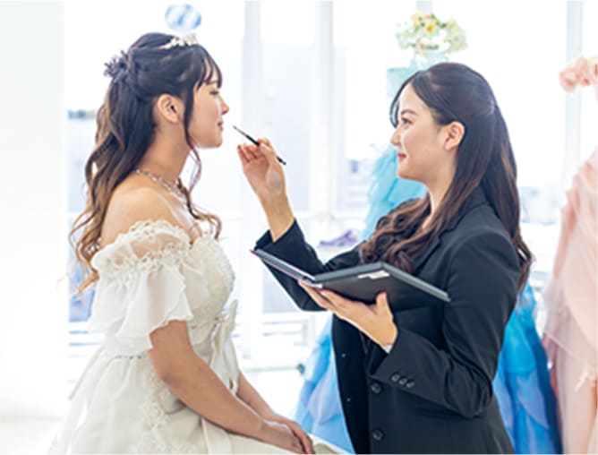 ブライダルヘアアレンジ&メイク