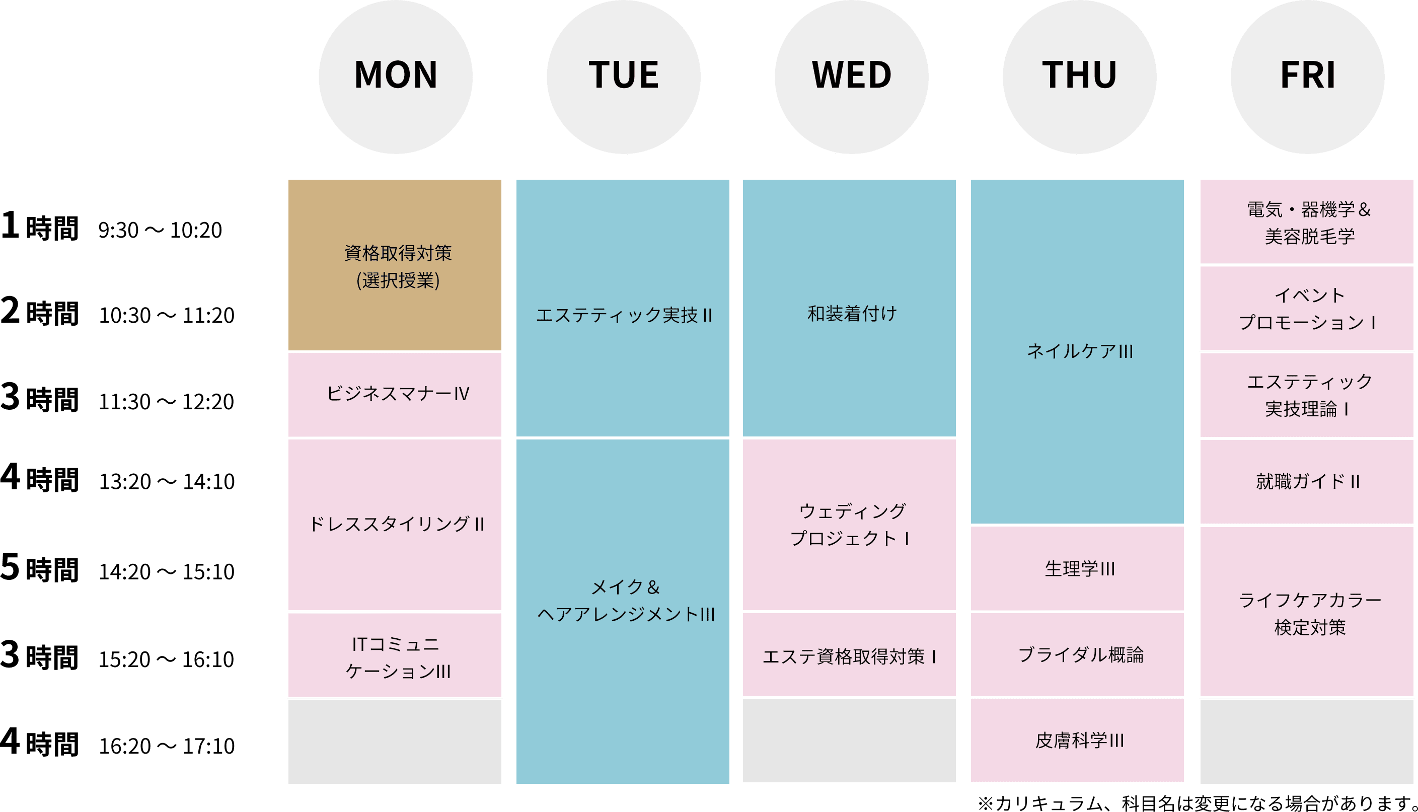 ブライダルビューティー専攻 アイエステティック専門学校 ジェイヘアメイク美容専門学校